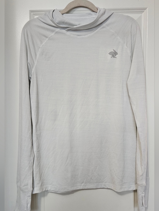 Rabbit Tops - Rabbit Running Hoodie Women’s Large Lightweight Sun Hoodie Trail Running Shirt